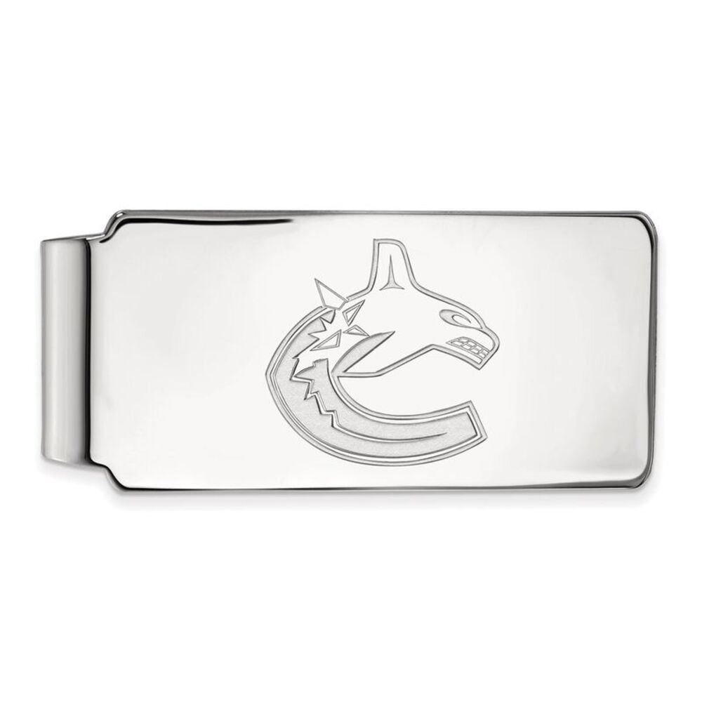 Sterling Silver NHL Vancouver Canucks Money Clip